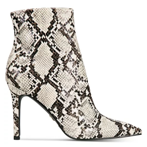 Thalia Sodi Shoes - Thalia Sodi Women's Natural Snake Ankle Booties